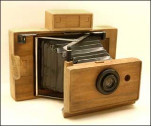 Polaroid Camera, 1960s wood prototype