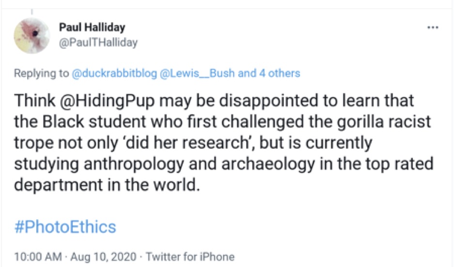 Paul Halliday, Butturini tweet, 8-10-20