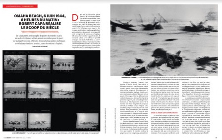 Le Monde, July 2024, special D-Day issue, Capa spread