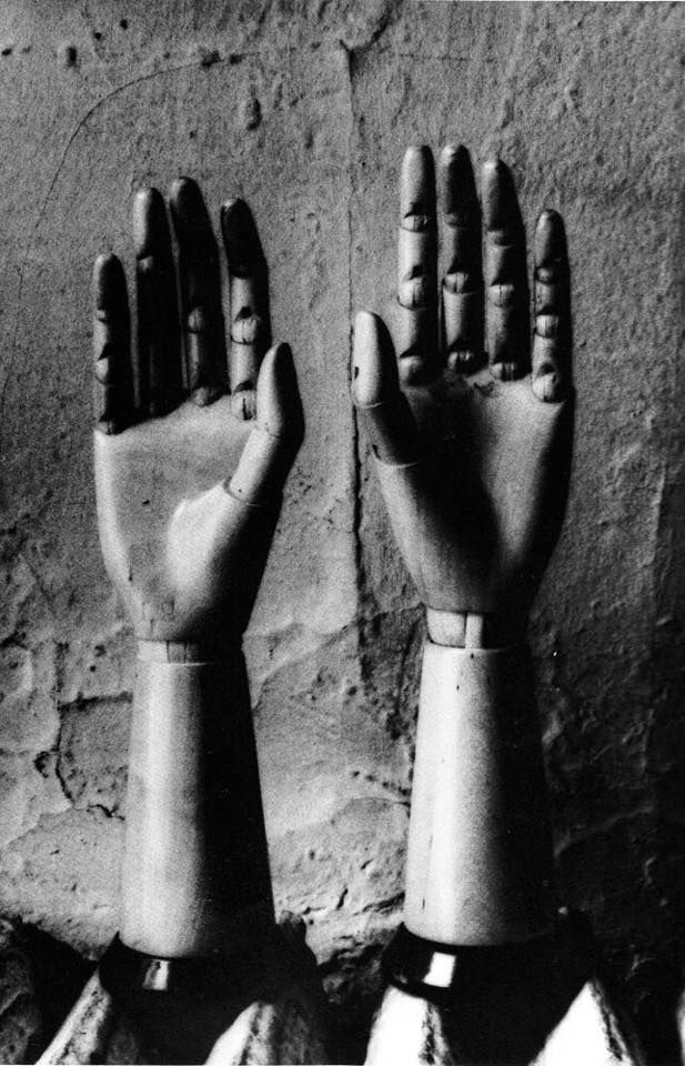 Michael Martone, hands, ca. 1970