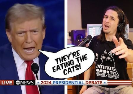 The Kiffnesss, They're Eating The Cats (Donald Trump), screenshot